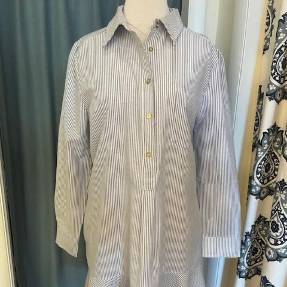 Duffield Lane Iris Drop Waist Shirt Dress